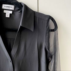 Express Portofino Mesh Top